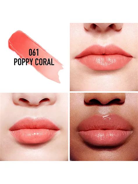 dior addict lip glow poppy coral|Dior Addict Poppy Coral Makeup Set.